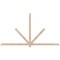 Ekena Millwork Kennewick Smooth Timber Gable Bracket, Douglas Fir, 108"W x 58"H x 1 1/2"D x 3 1/2"F, 13/12 Pitch GBW108X58X0204KEN00SDF - alternate 1